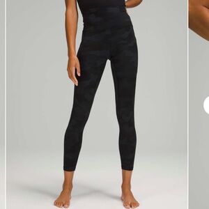 Lululemon Align High Rise Pant with Pockets 25" camo 51944